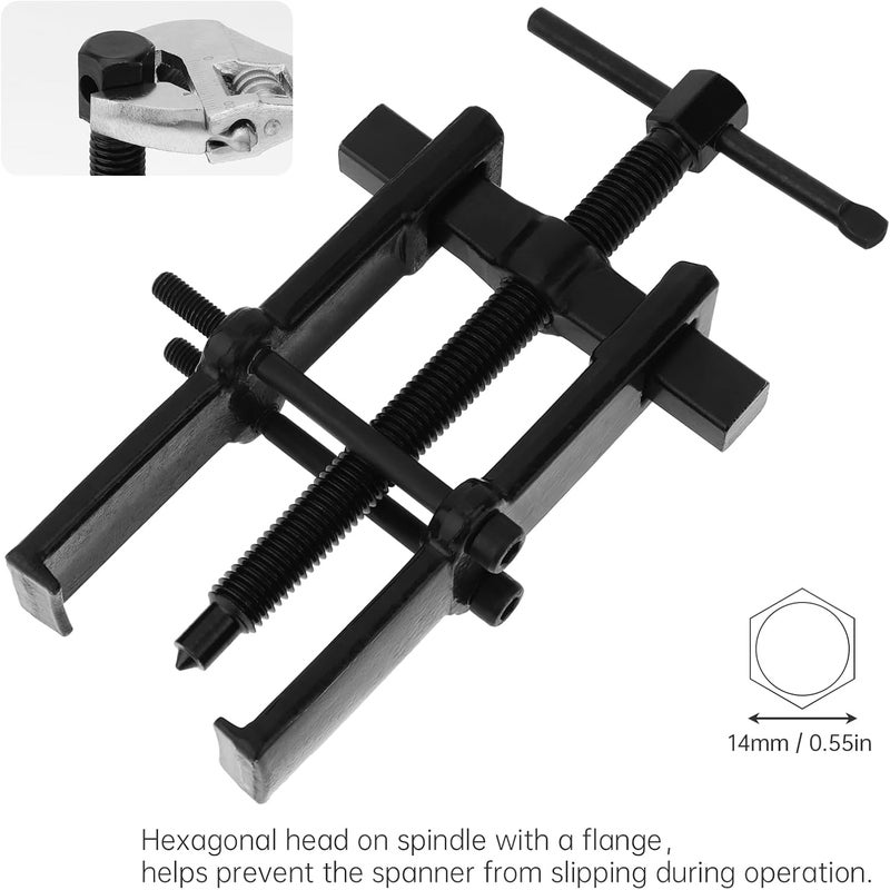 ChgImposs Two Claw Separate Lifting Device Pull Bearing Puller for Bearing Maintenance/Auto Car Repair, Strengthen Bearing Auto Mechanic Bearing Puller Tool (6 Inch) - Image 5